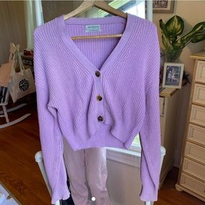 Urban Outfitters lilac / purple cardigan
